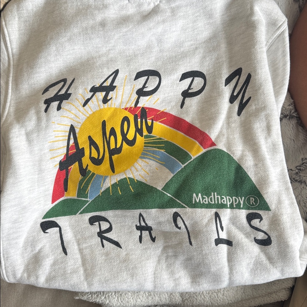 Madhappy Aspen Happy Trails Sweatshirt, Size XS. - Picture 3 of 3